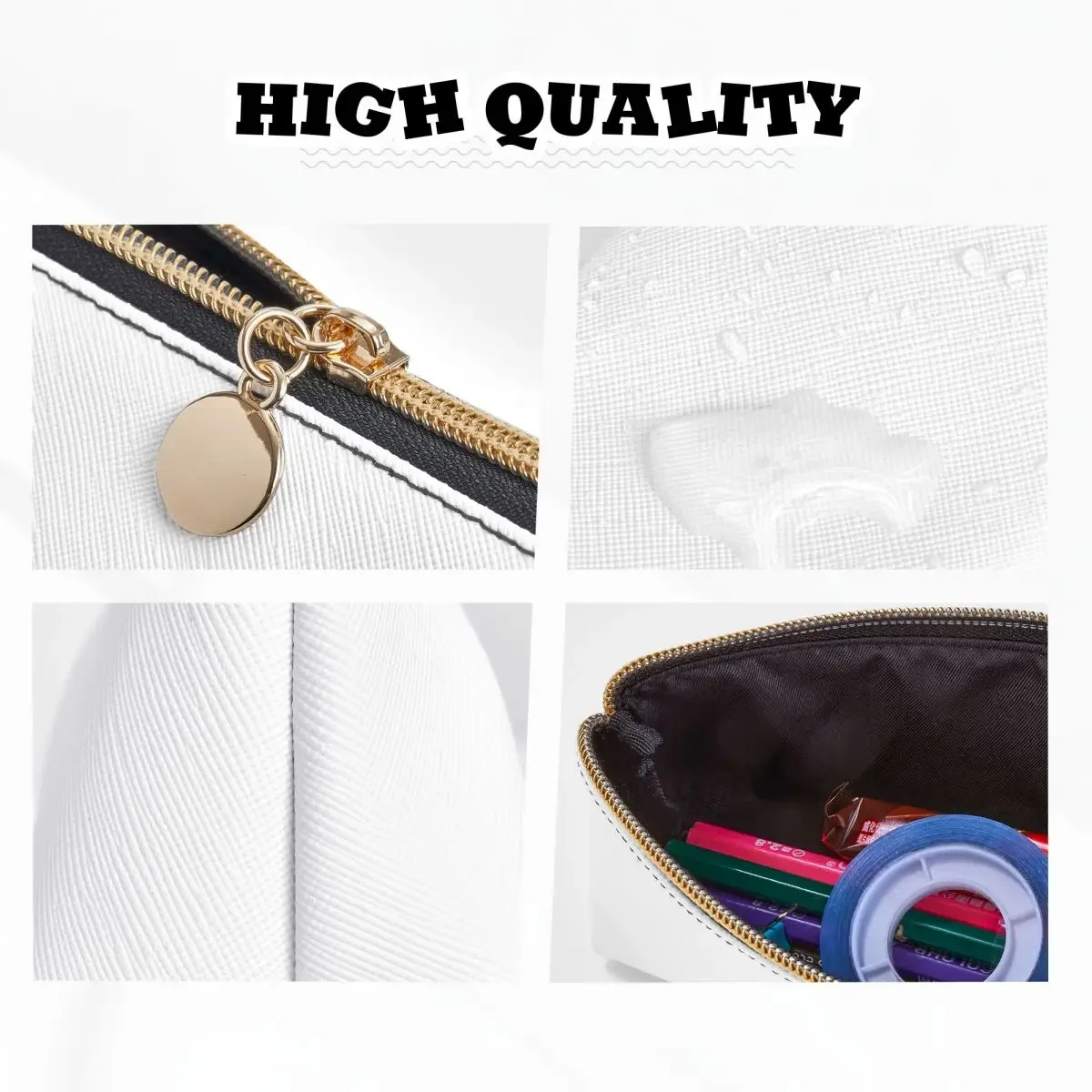 Cute Southed Pencil Case Parks Cartoon Chirden Large  Bag Boy Girl Triangle  School  Cases Graphic Stationery 4