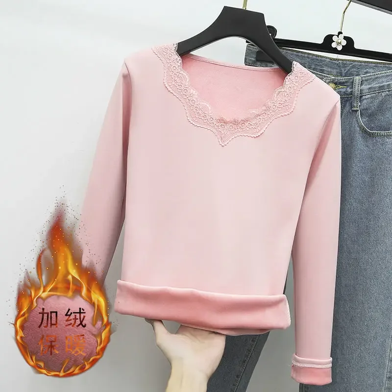 Chemises En Dentelle Pour Femmes Haut À Manches Longues À Rayures Élégantes Avec Chemisier À Fond Slim Et Slim Fit Pour Femmes Du 9,65 € | DHgate