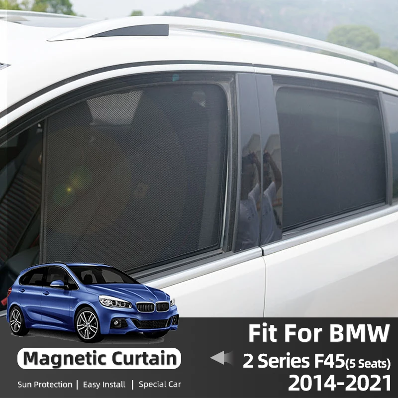 Für BMW 2 serie F45 5 sitze Aktive Tourer 2014-2022 Auto Sonnenschutz  Schild Frontscheibe Vorhang Hinten Seite fenster Sonnenschutz - AliExpress