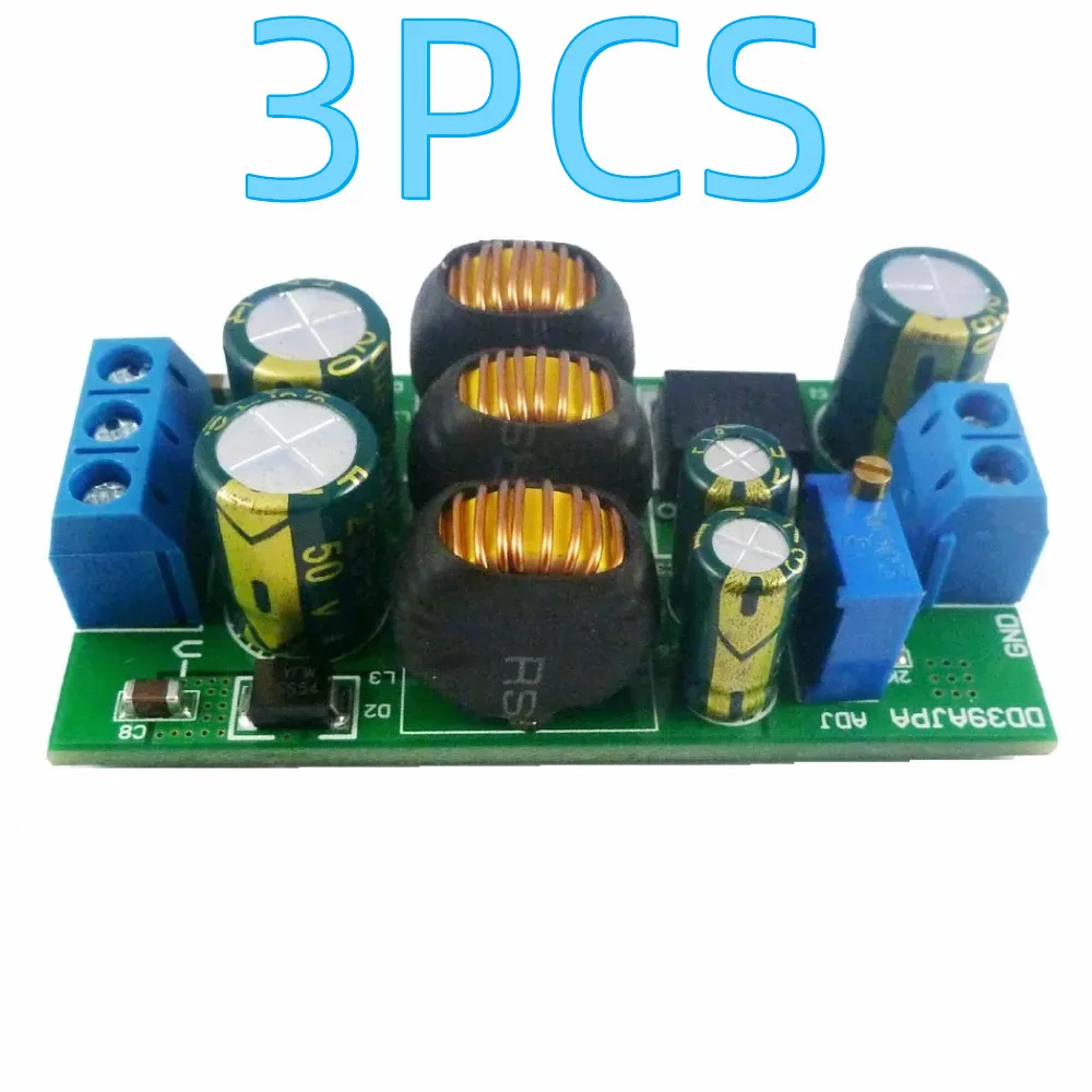 

3PCS 20W +- 5V 6V 9V 10V 12V 15V 24V Positive & Negative Dual Output Power Supply DC DC Step-up Boost-Buck Converter module