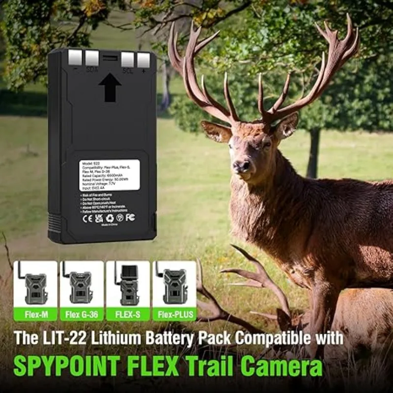 Rechargeable Battery 3 Pack for Trail Camera