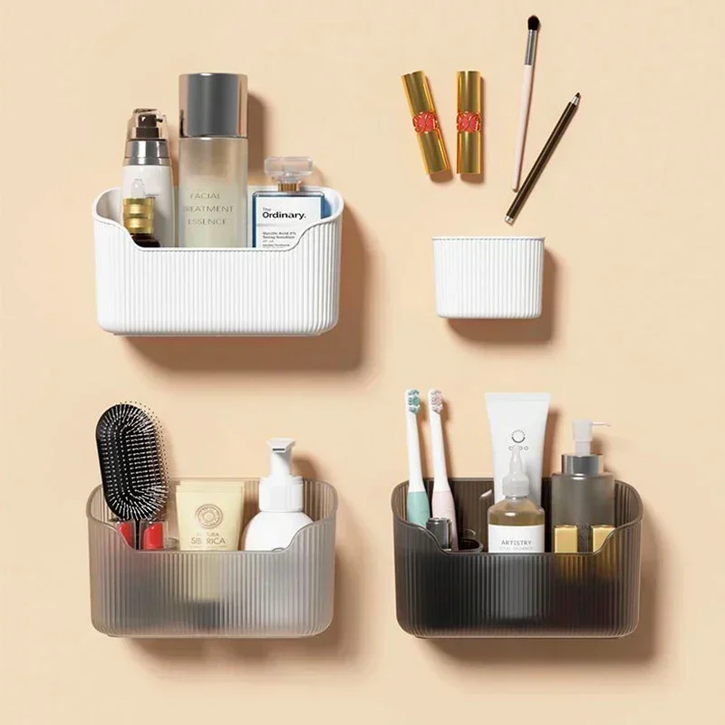 Makeup Organizers Toiletries Storage Box Desktop Organzier Sundries Container Bathroom Closet Storge Home Accessories 3