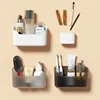 Makeup Organizers Toiletries Storage Box Desktop Organzier Sundries Container Bathroom Closet Storge Home Accessories 3