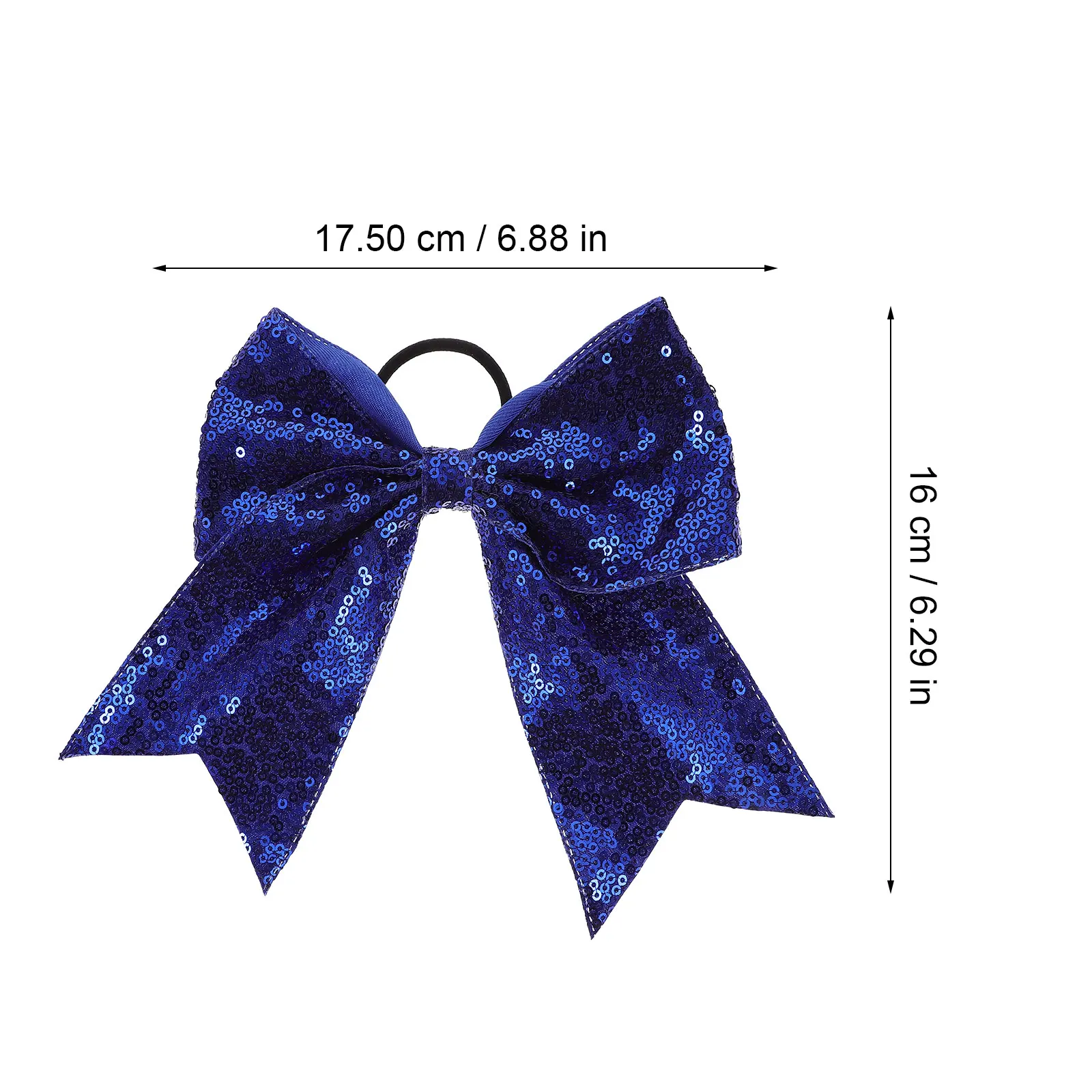 2Pcs Hair Ring Children's Headwear Bow Tie Swallowtail Sequins Scrunchies Hair Ring Ribbons Ties Fabric Girl hair Bows Hairbands 6