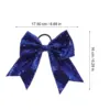 2Pcs Hair Ring Children's Headwear Bow Tie Swallowtail Sequins Scrunchies Hair Ring Ribbons Ties Fabric Girl hair Bows Hairbands 6