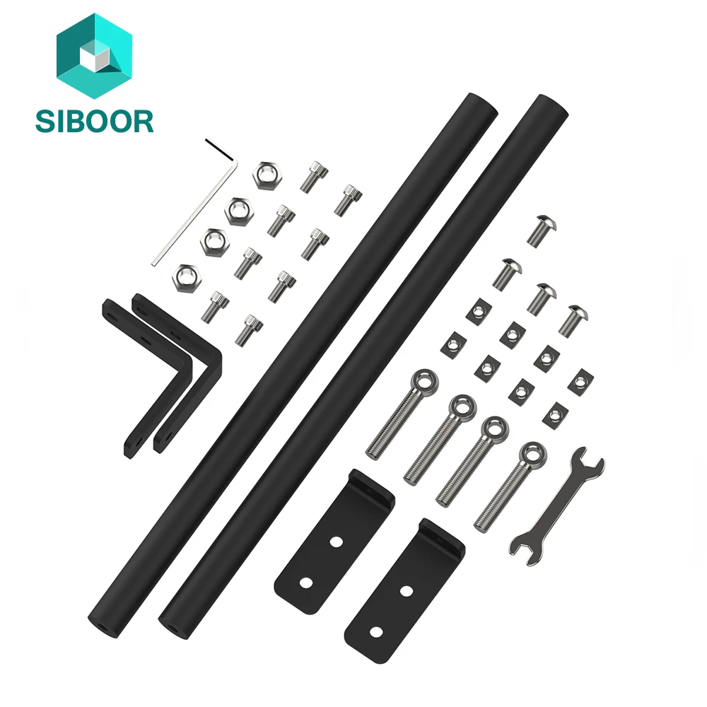 Atualize Peças de Impressora 3d Apoio Puxar Haste Kit Liga Alumínio Conjunto Haste do Laço Compatível com Creality Ender3 Ender-3s Ender-3pro