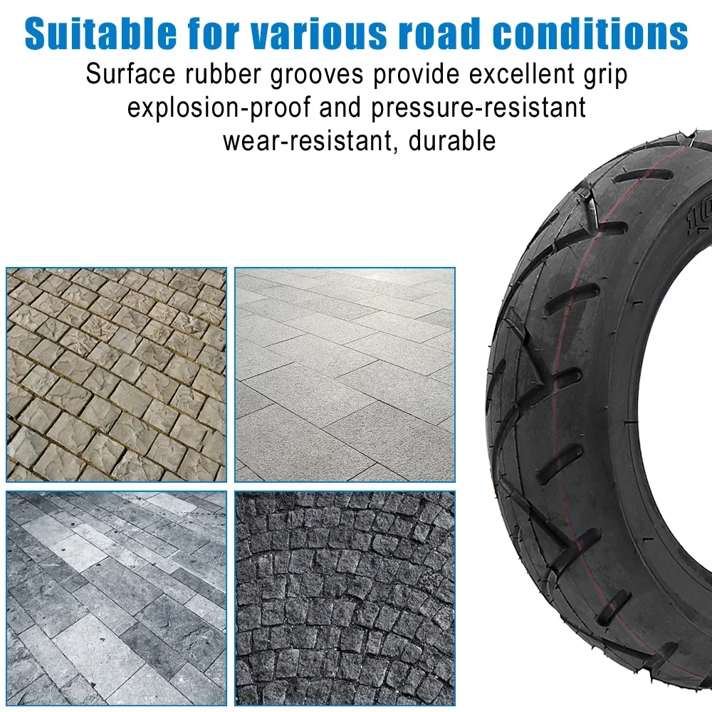 Description Picture 3 of item10 Inch 10X3.0 Outer Tire Electric Scooter Thicken Inflatable Tyre for Speedway Zero 10x Kugoo M4 Pro Kaabo Mantis Pneumatic