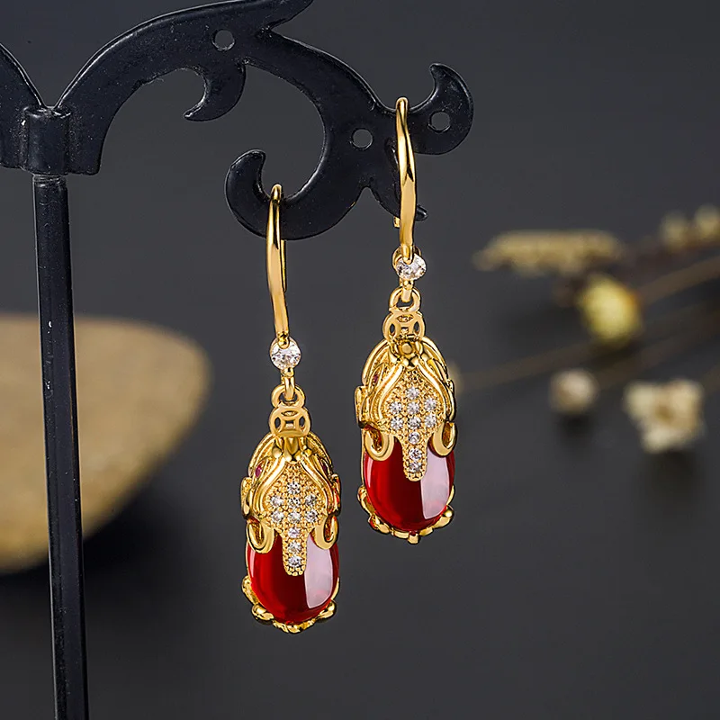 Fashion Pixiu Retro Earrings for Female pixiu earrings