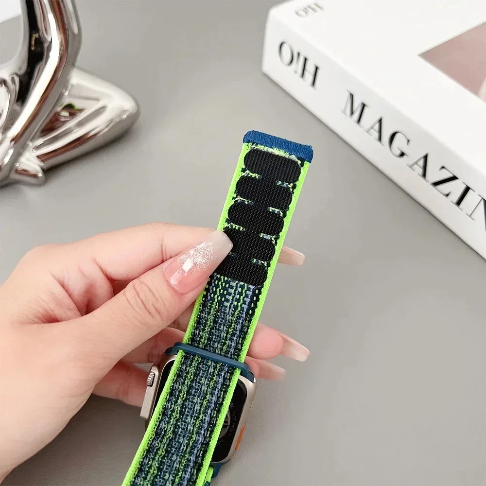 حزام من النايلون للساعة ، الفرقة 49 ، 45 Apple ، 4...