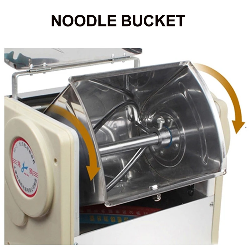 220V Electric Stand Professional Dough Mixer 2kg Household Commercial Mixer Beater Bread Multi-function Home Appliance