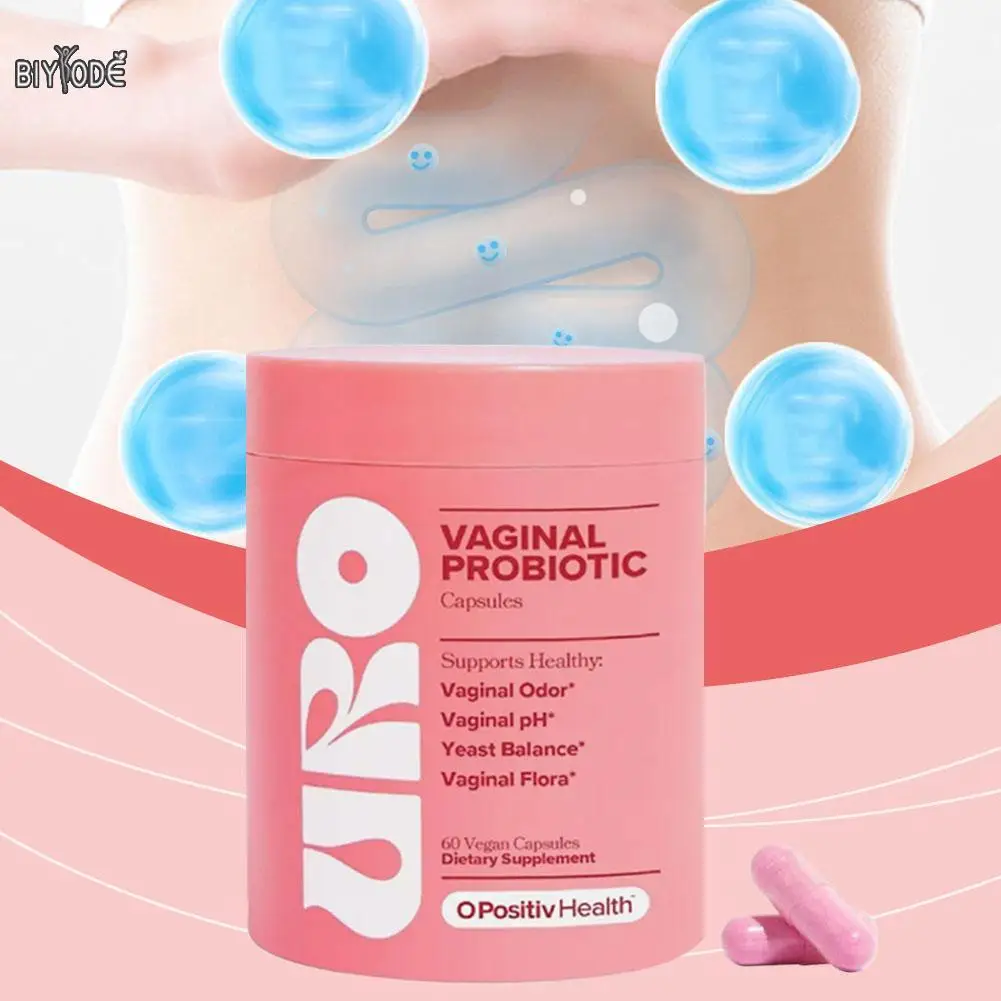 Female Health Women Probiotic Capsules XOS Prebiotic Care Women's Vagina Health Maintain Microbiome PH Yeast Balance