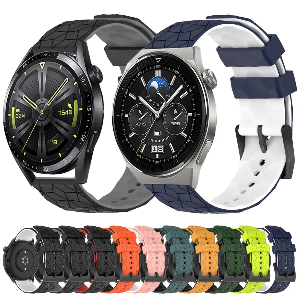 Cinturino Da Polso In Silicone Da 20/22Mm Per Huawei Watch Gt3 / Gt2 Pro 46Mm 42Mm Cinturino Per Huawei Watch 3 Pro/Honor Magicwatch 2 Gs Bracciale