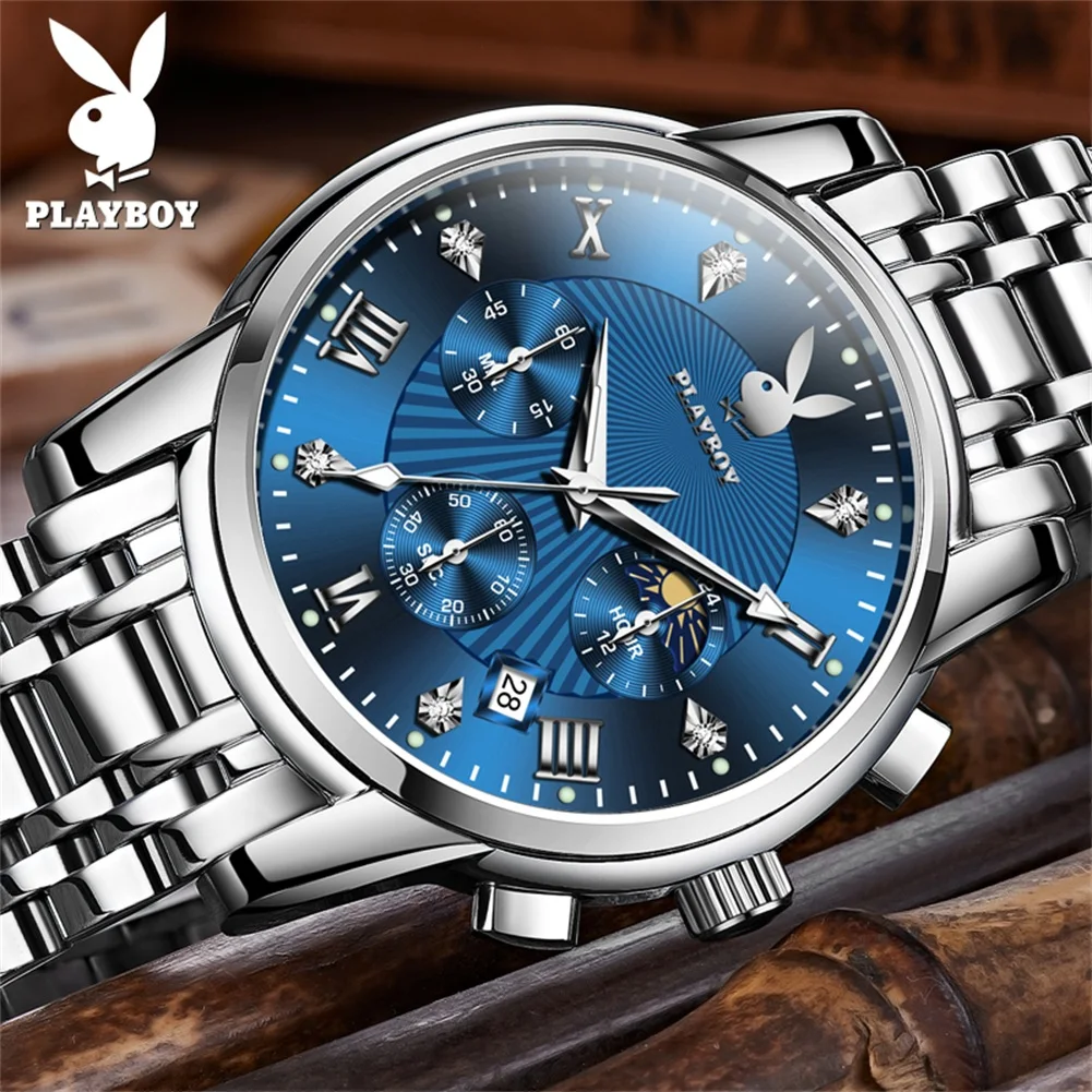 PLAYBOY Luxury Men's Watches High Quality Fashion Watches for Men