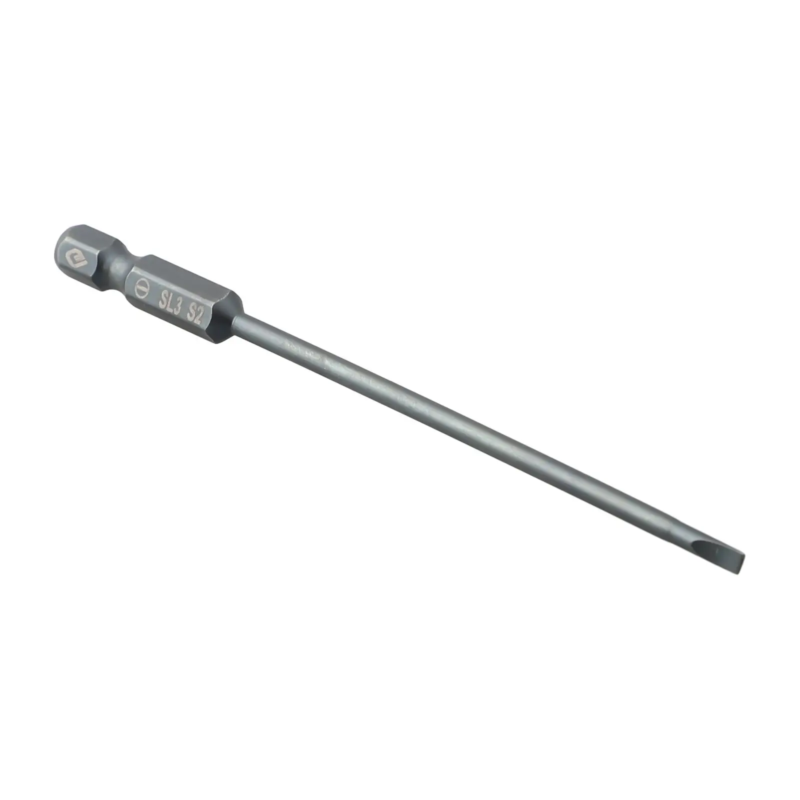 

Screw Driver Bit Slotted Screwdriver Carpentry Work Length 100mm Shank Size 6.35mm Hex Slotted Tip Alloy Steel