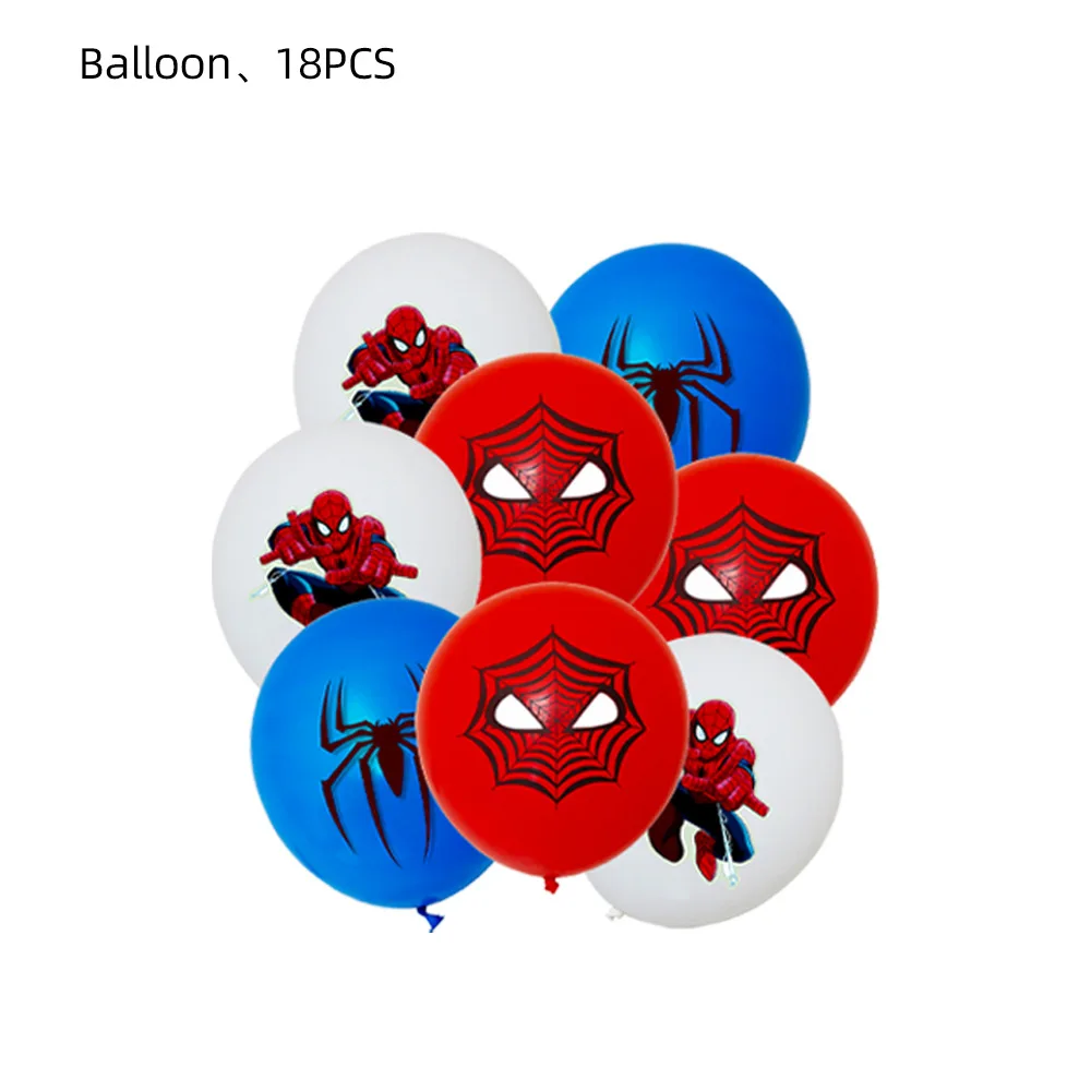 thumbnail image 1 of Decoración de cumpleaños de Spiderman, suministros para fiestas, vajilla desechable, vasos de papel, platos, telón de fondo, pancarta, mantel, baby shower para niños, 1 of 5