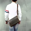 Retro Genuine Leather Men Laptop Bag Leather Shoulder Bag Business Office Bags Brown Male Laptop Portfolio Case Messenger Bag 2