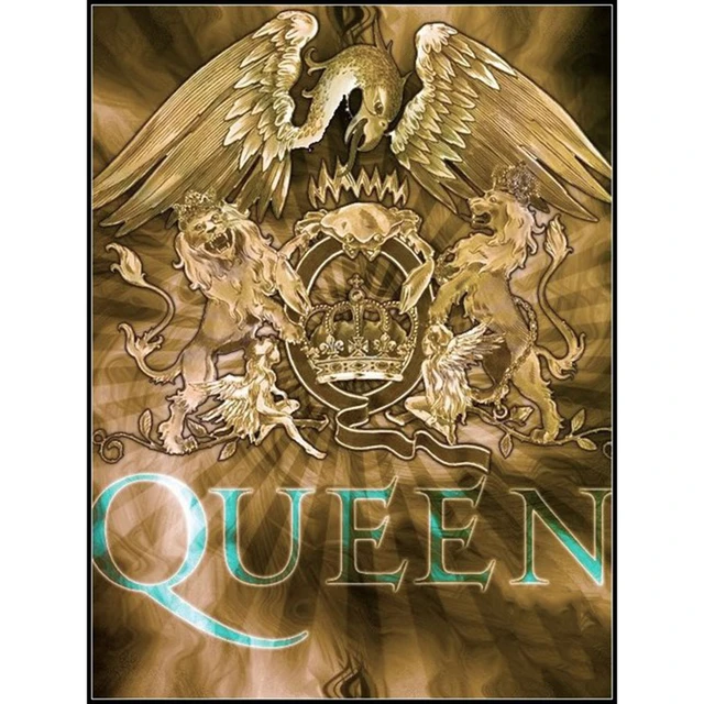 Queen Ribbon Freddie Mercury Diamond Painting 5D Diy Beads Puzzle Rock Band  AB Drill Art Embroider Cross Stitch Kit Home Decor