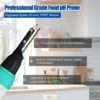 Digital Food PH Meter with KCL Kit 0.01 Resolution High Accuracy Sensor pH Tester for Meat Dough Sausage Cheese Cosmetics Soil 5