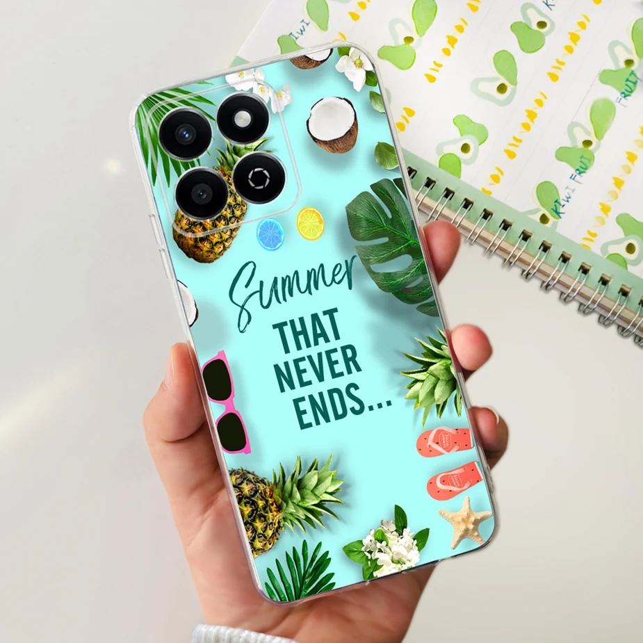 Cute Cat Butterfly Painted Soft Silicone Phone Case Cover