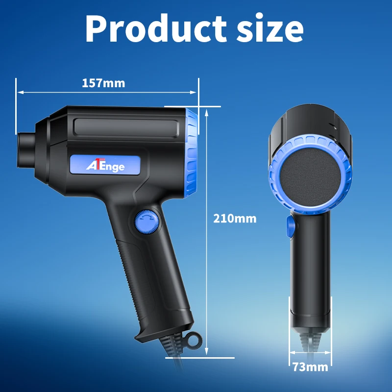 500w Electric Compressed Air Duster Powerful Air Blower Cleaner Portable Duster Blower For Computer Keyboard Cleaning Sofa Pet