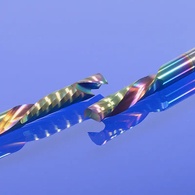 5PCS 3.175/4/5/6/8mm Endmill Up & Down Cut Single Flute Spiral Milling Cutter Wood Cutting Tool CNC Router Bit image 6