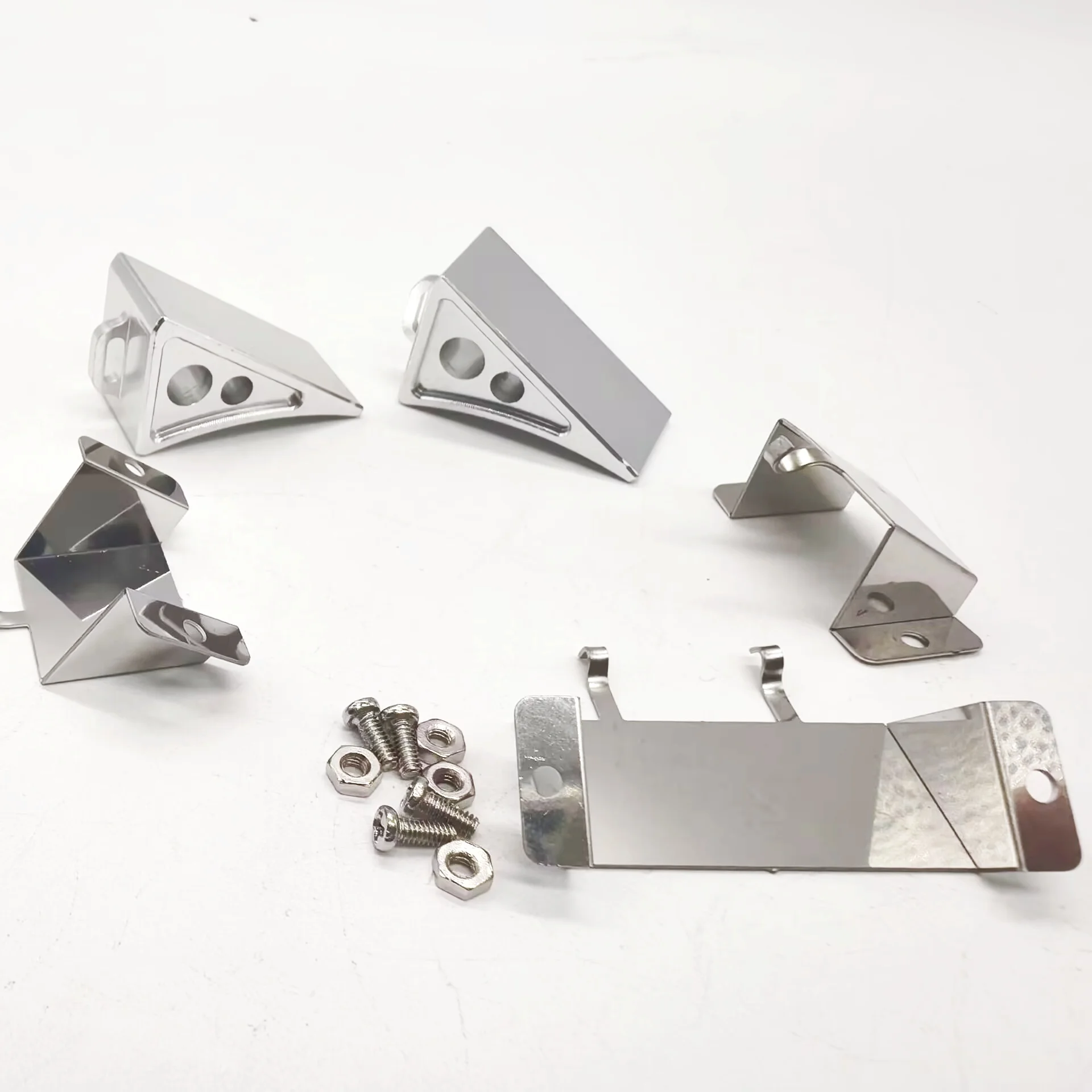 RC 1/14 Reifenstopper für Tamiya RC Anhänger-LKW für Tamiya für Scania Edelstahl Modifizierte DIY-Teile