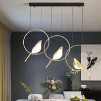 Remote Modern Magpie Bird LED Wall Lamp Parlor Bar Bedside Hanging Pendant Light Fixture Rotatable Bedroom Foyer Sconce 2