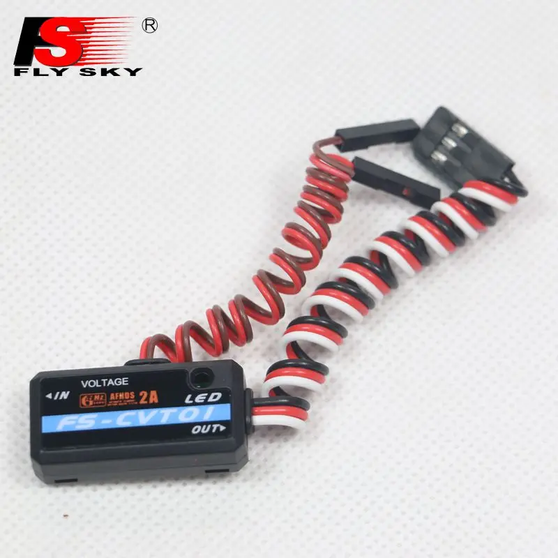 

FLYSKY FS-CVT01 CVT01 Voltage Collection Module for FLYSKY IA6B IA10 Radio Receiver RC Airplane FPV Racing Drone DIY Parts