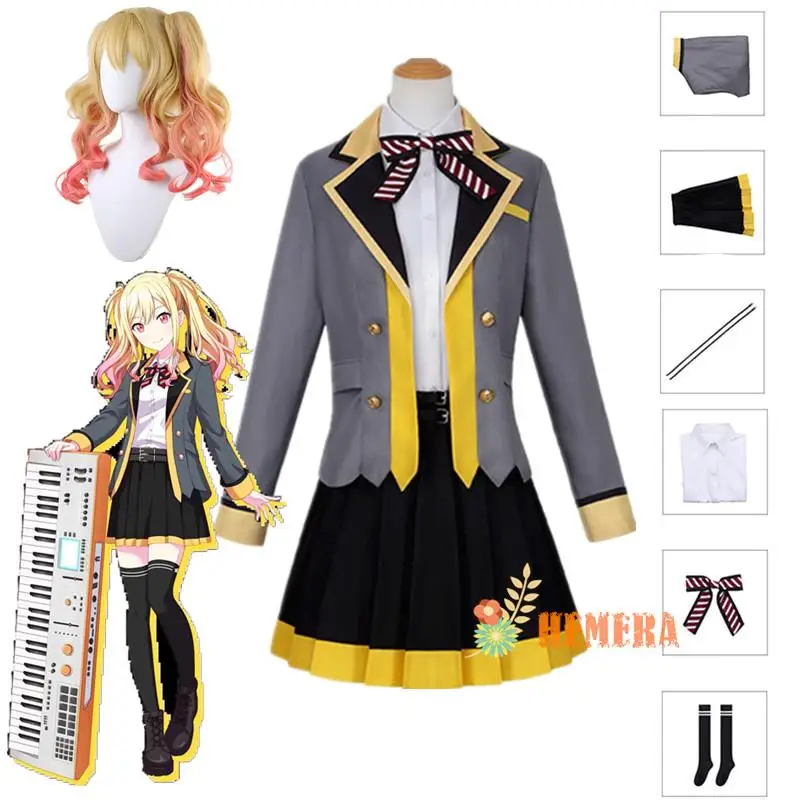 

Tenma Saki Project Sekai Colorful Stage Feat Anime Cute Girls Outfits Cosplay Costumes Halloween Carnival Role-Playing Uniform
