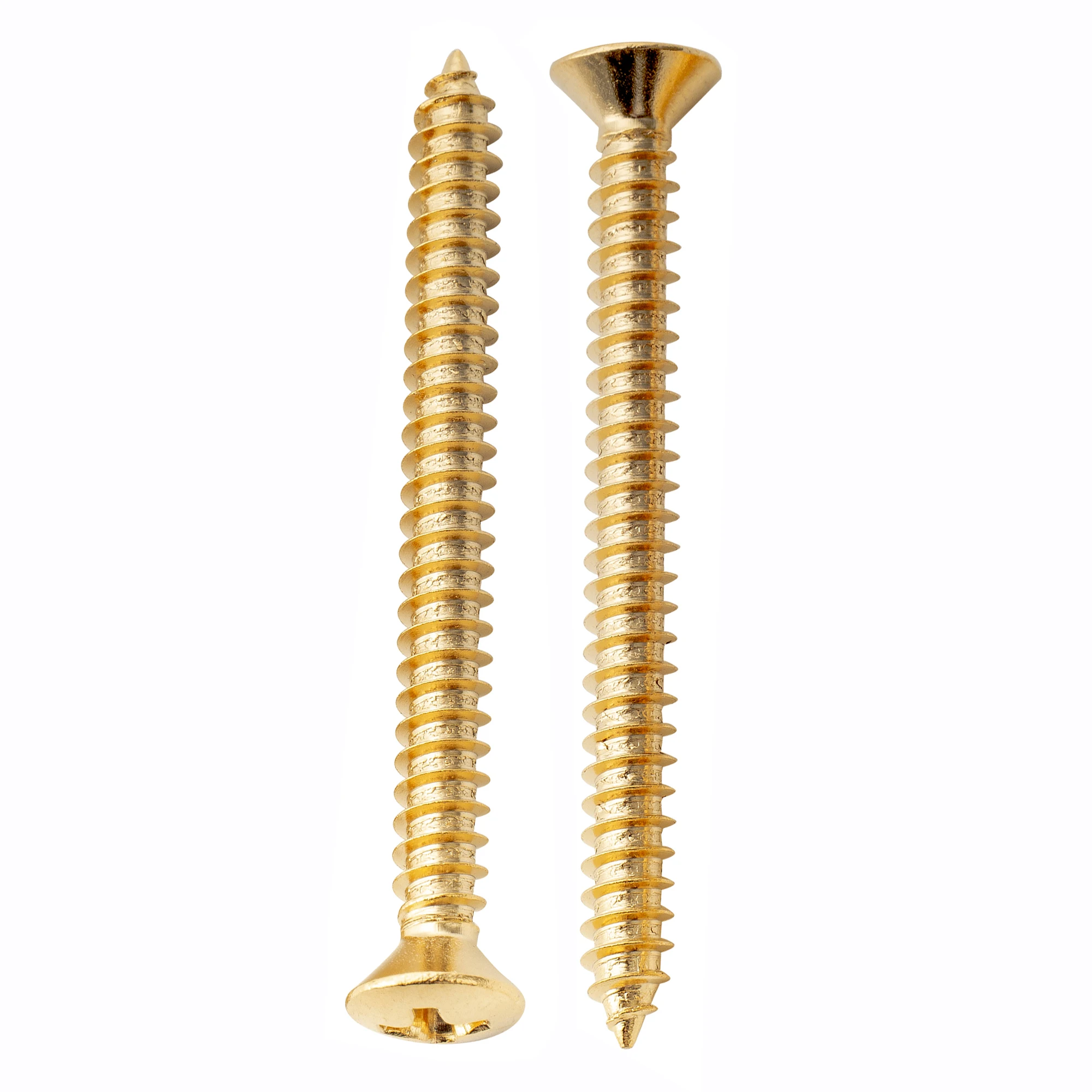 Musiclily Ultra 4 x 45 mm Edelstahl-Senkkopfschrauben für E-Gitarre, Bass, Halsplatte oder Tremolo-Stegklaue (4er-Set) – Detail 8