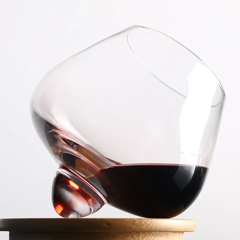 

1pc Bar Transparent Tumbler Glass Whisky Glass Creative Crystal Glass Shake Wine Glass Friends Party Drink Exquisite Elegance