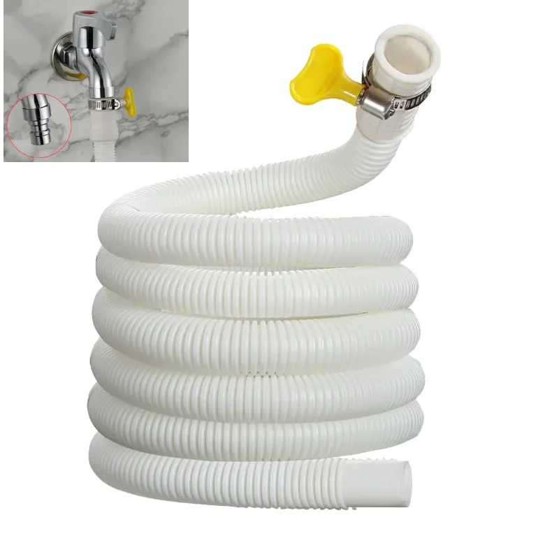 Flexible Drain Hose Pipe Extension for Air Conditioners, Washing Machines, and Kitchen Faucets (1-4M)