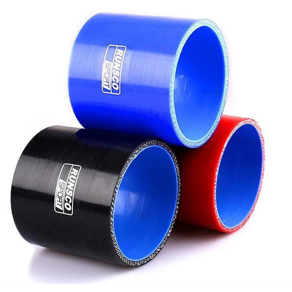 

3 Ply 0 Degree Straight Silicone Hose ID32 38 45 51 60 63 70 76 80 83 89 95mm Intercooler Turbo Intake Pipe Coupler Hose