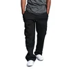 Men's  Cargo Pants Loose Drawstring Sweatpants with Pockets Sports Straight Trousers Jogging Long Pants Hip Hop Streetwear 2