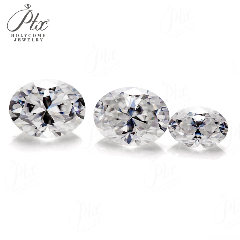 0,1-10CT Moissanit-Stein, ovale Form, D-Farbe, Brillantschliff, VVS1-Reinheit, Perlen mit ultimativem Glanz, hochwertige Materialien für Schmuck – Detail 4