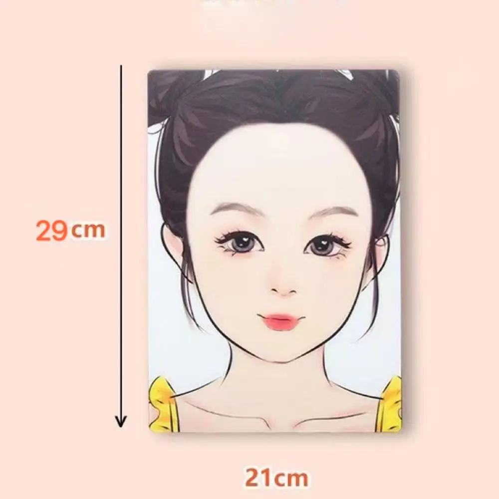 Reusable Makeup Painting Practice Template Creating Attractive Face Painting Stencil Board for Beginners Kids