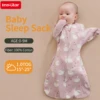 Newborn Baby Sleeping Bags Raised Hand Anti-shock Cotton Printed Sleepsacks Swaddle Blanket New Born Baby Items Baby Swaddle 1