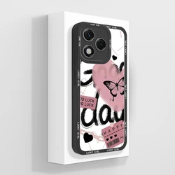 Elegant Floral Shockproof Silicone Bumper Case - Anti - Scratch Slim Cover - Honor 400 Lite 5G (TYB381)