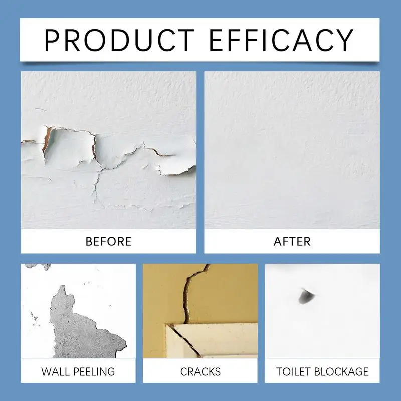 Quick Fix For Wall Crack Spackle Wall Repair Putty Repair Holes Odorless Drywall Patch Ceramic Glaze Paste
