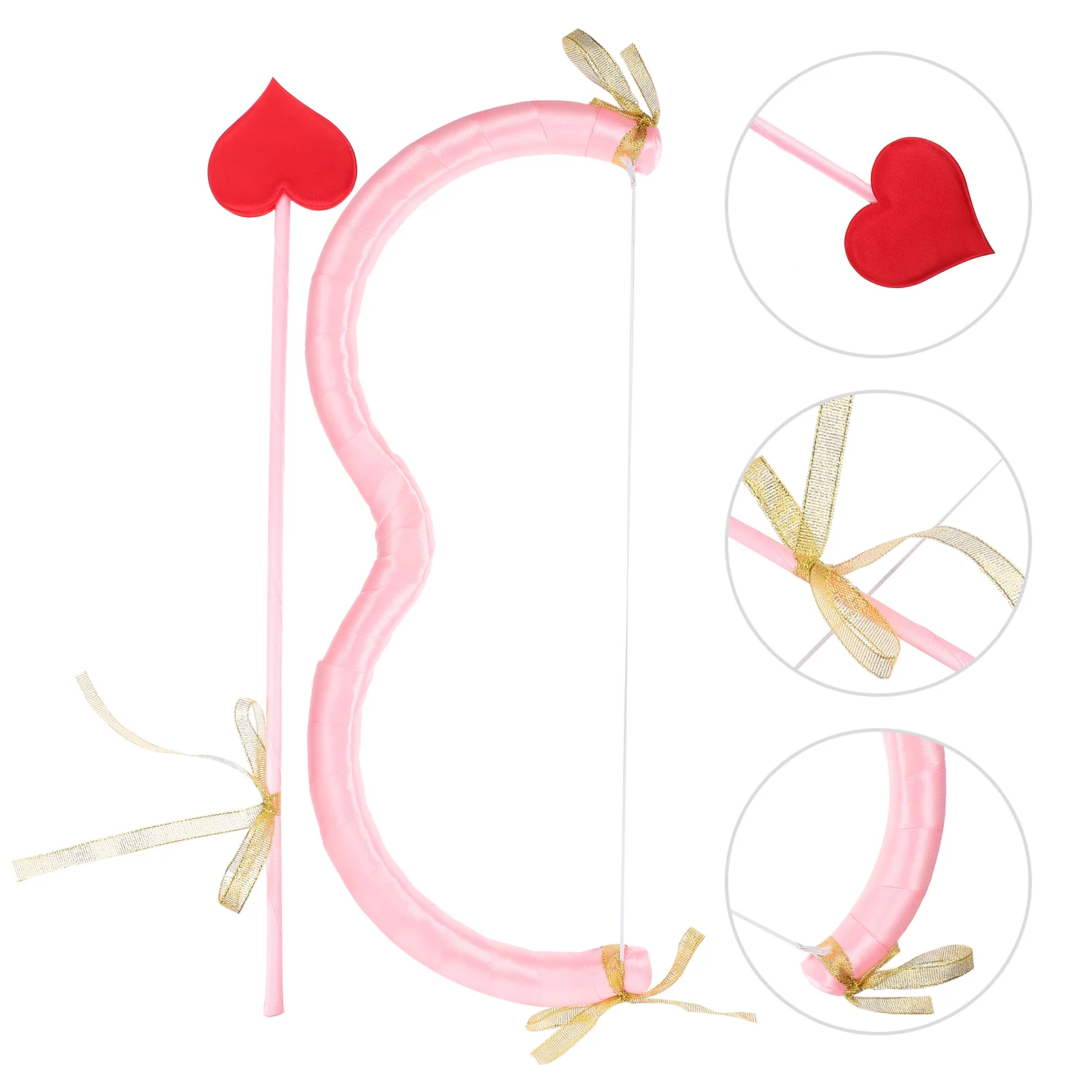 

Cupid Bow Arrow Set Costumes Valentine Cupid Bow Arrow Set Cupid'S Arrow Stage Makeup Ball Party Cosplay Costume Props