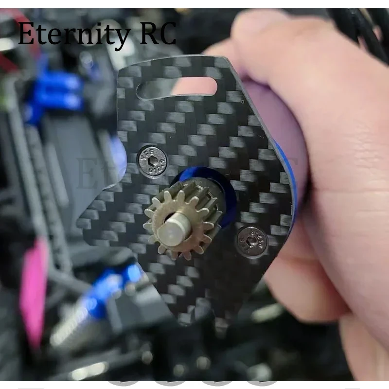Carbon Fiber Motor Mount for Slash 4x4 VXL 1/10 RC Car Upgrade Parts Accessories