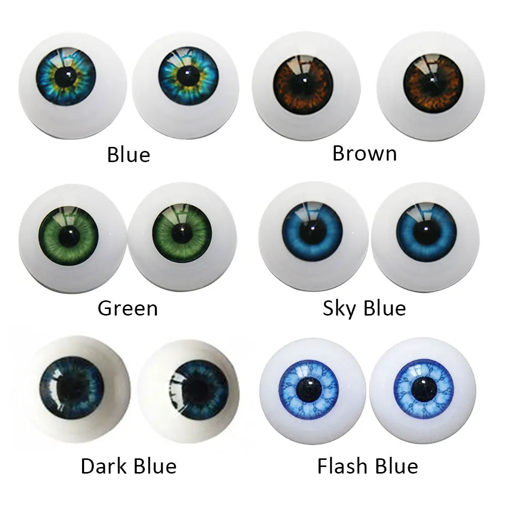 1pair 20mm 22mm 24mm Realistic Half Round Craft Accessories Acrylic DIY Eyeballs Reborn Doll Eyes BJD Mini Easy Use Simulation 1 1pair 20mm 22mm 24mm Realistic Half Round Craft Accessories Acrylic DIY Eyeballs Reborn Doll Eyes BJD Mini Easy Use Simulation 1