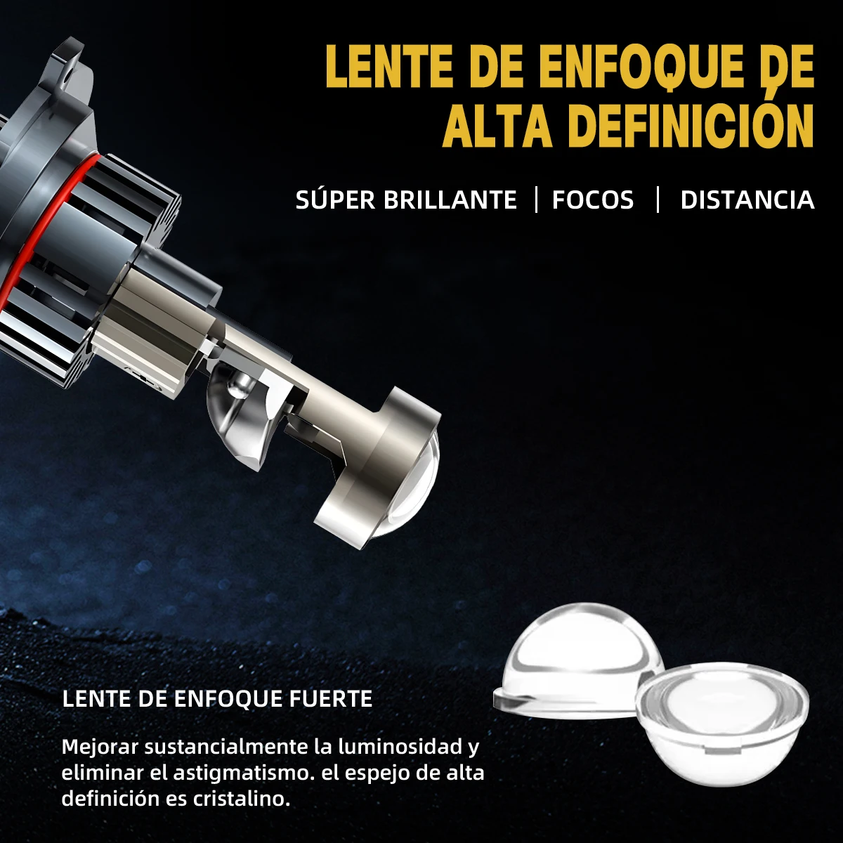 2개 H4 H7 Bi LED 미니 프로젝터 렌즈 LED 자동차 헤드라이트 전구 30000LM 120W 터보 자동 전구 H4 상하향등 안개등 전구 12V