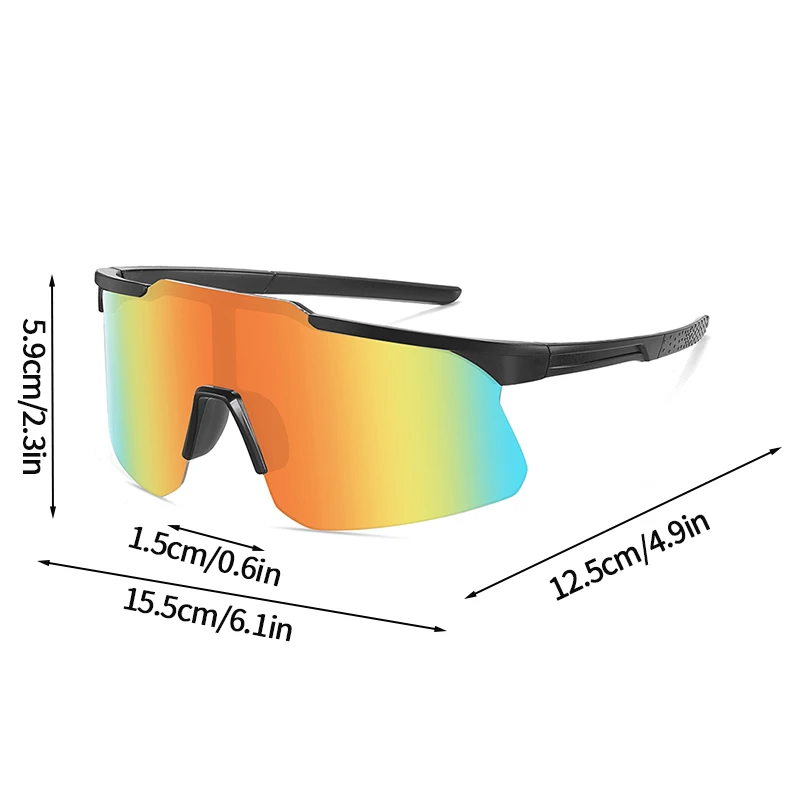 Unisex UV Protection Outdoor Sports Sunglasses for Cycling, Running, and Fishing