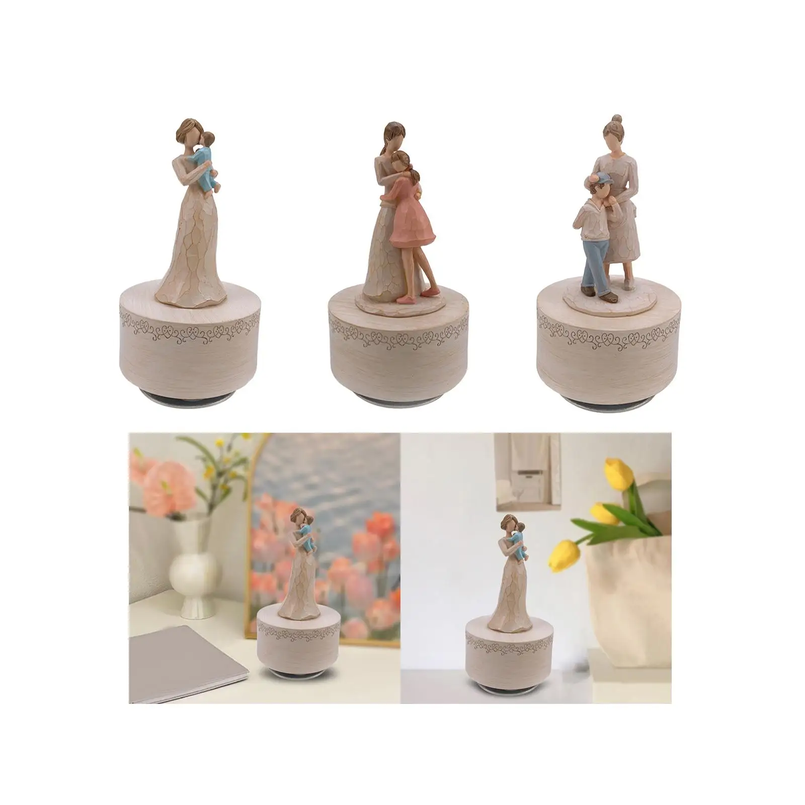 Mother Day Gift Music Box Rotating Music Box Mom Gifts for Mother`s Day Gift