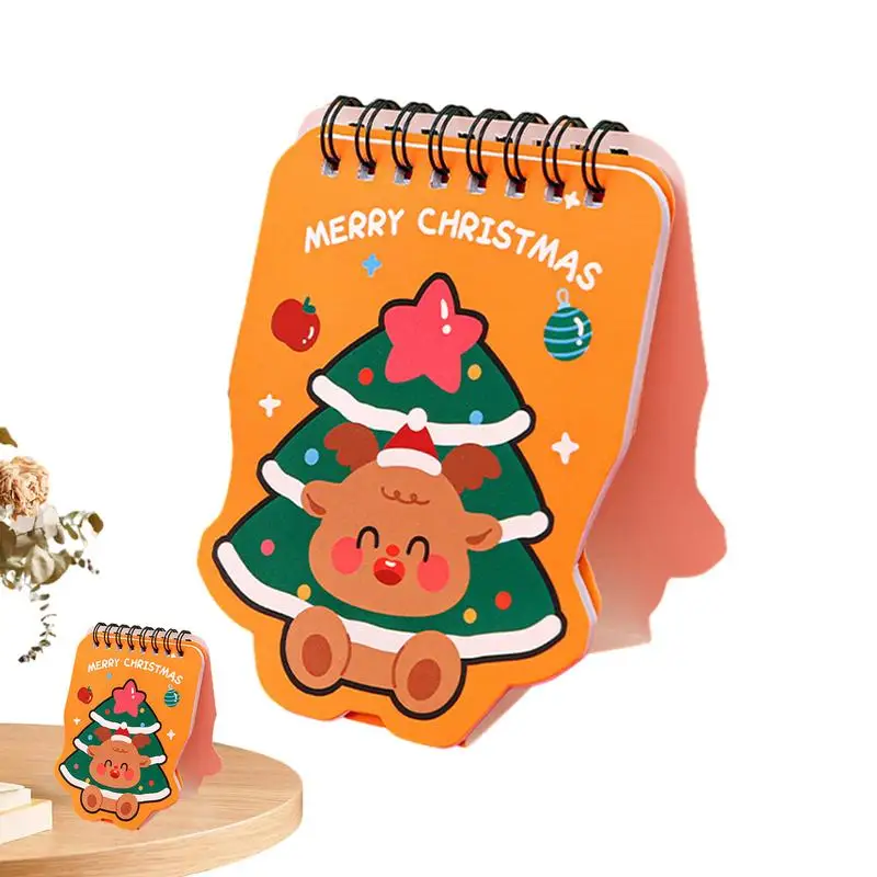 

Милый настольный календарь, изысканные маленькие рождественские настольные календари, планер, стоячий многофункциональный настольный календарь, декоративная подставка