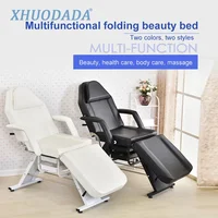 New Arrival Upgrade Two Colors Multifunctional Massage Table Beauty Salon SPA Tattoo Bed Facial Chair Foldable Portable for Spa 1
