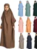 Ramadan Eid Niqab Khimar Prayer Clothes For Kids Girl Muslim Abaya Dubai Turkey Islam Jilbab Dress Kebaya Kaftan Robe Musulmane