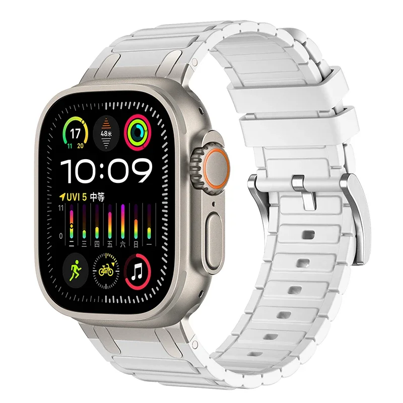 Enhanced Silicone Strap with Modified Metal Integration