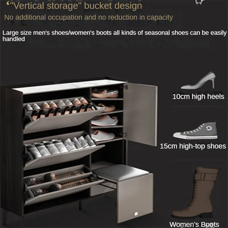 Multilayer Shoe Cabinets With Door Modern Entrance Furniture Organizer  Narrow Zapateras Para Ahorrar Espacio Thin Shoe Cabine